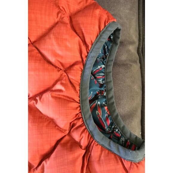 Golite Women's Puffer Down Vest Diamond Quilted Pattern Orange XS - Picture 12 of 12